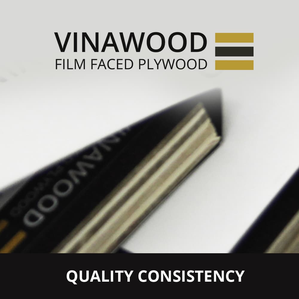 Concrete Plywood VINAWOOD 1220x2440 Mm Hardwood Dynea Film E